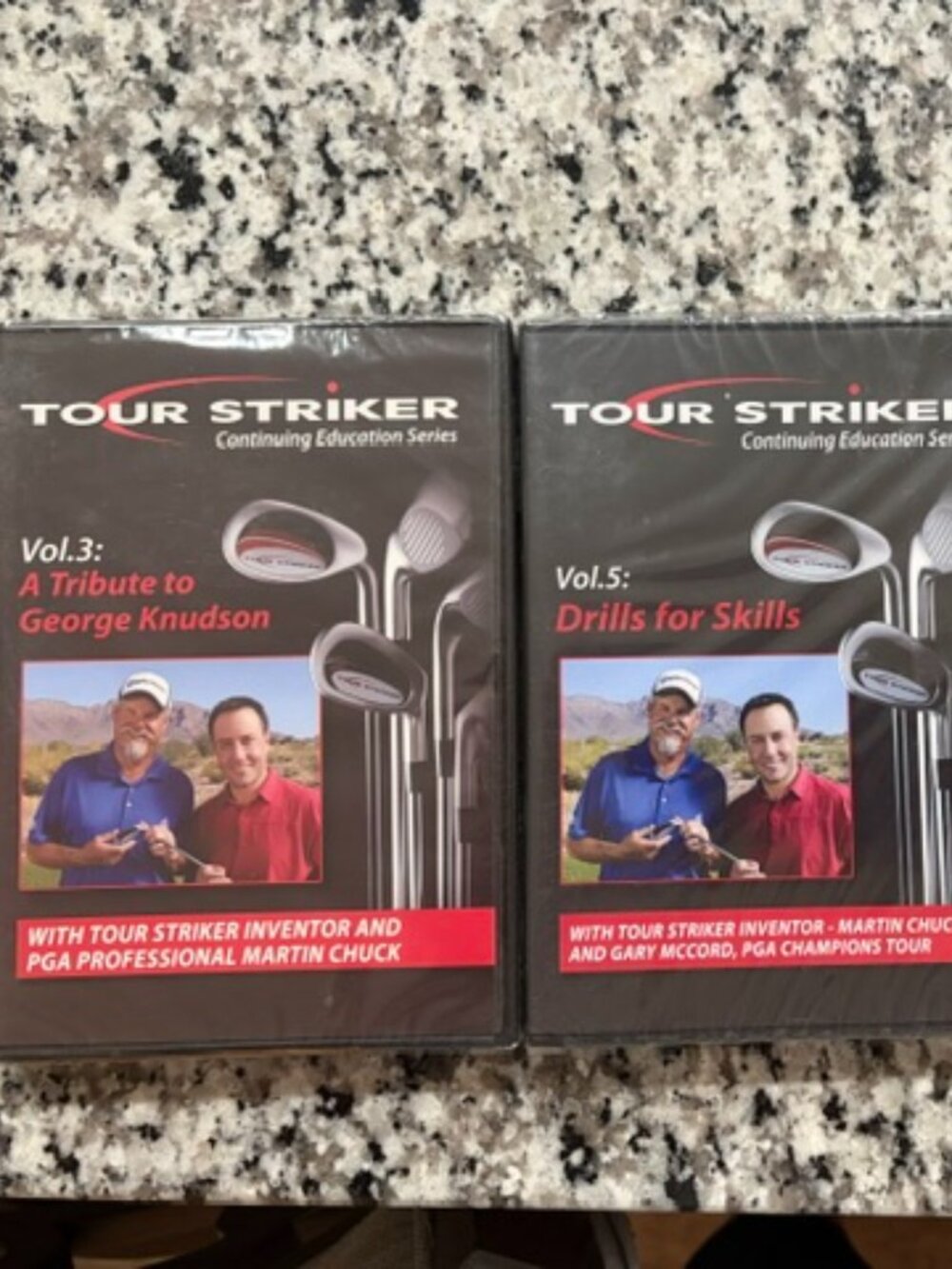 Tour Striker Continuing Education Series Set of 3 DVD's (NEW)